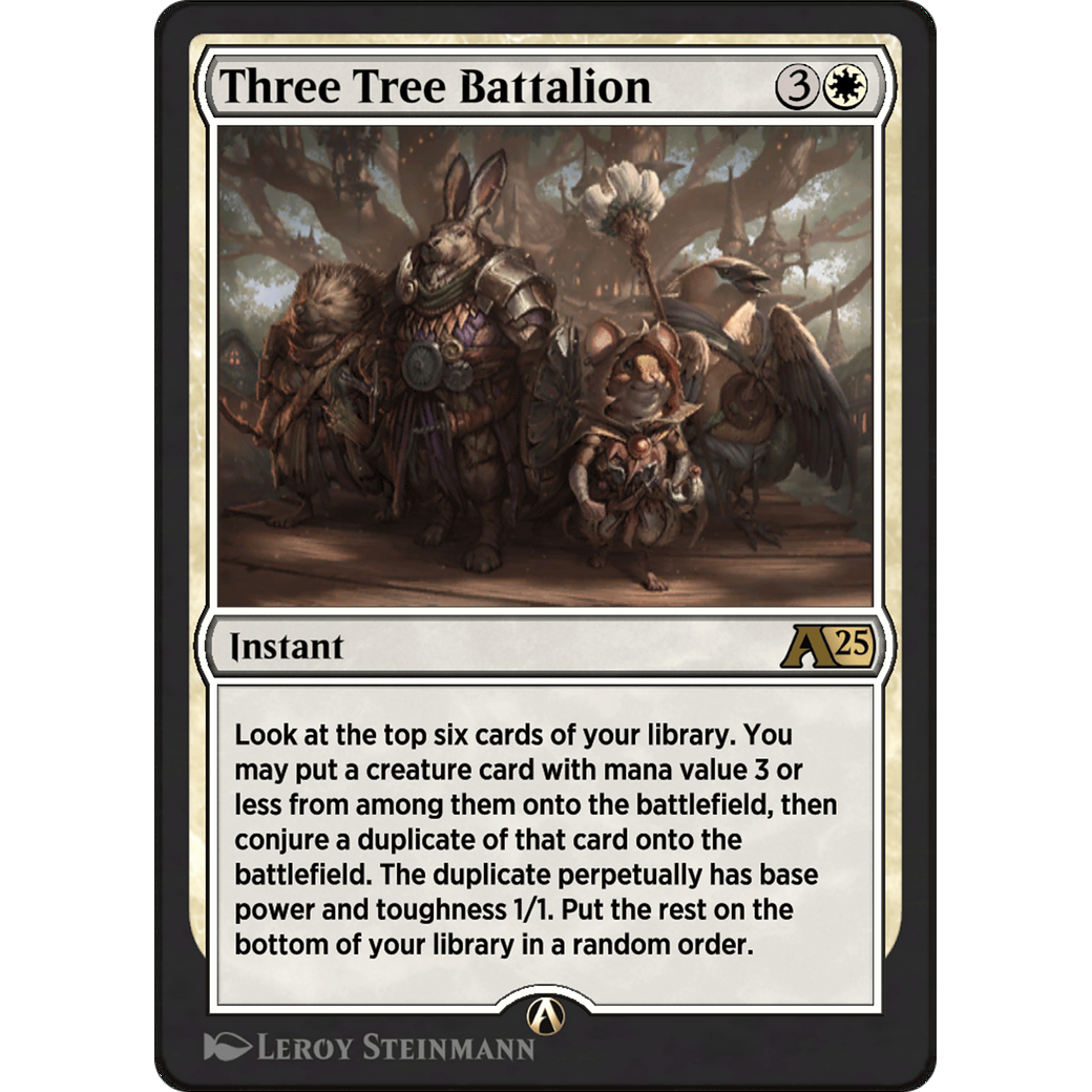 Three Tree Battalion (YBLB-004) - Alchemy: Bloomburrow
