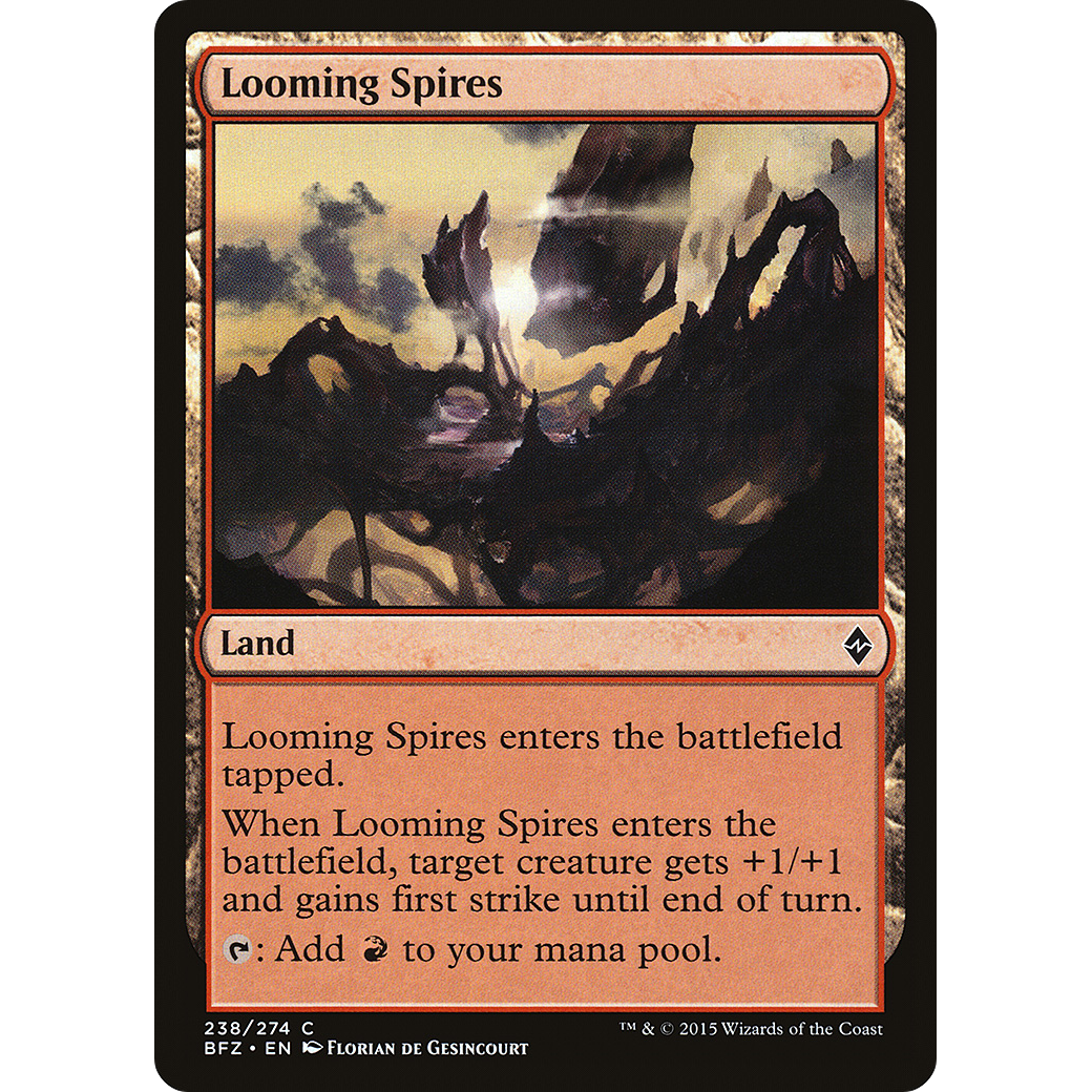 Looming Spires (BFZ-238) - Battle for Zendikar Foil