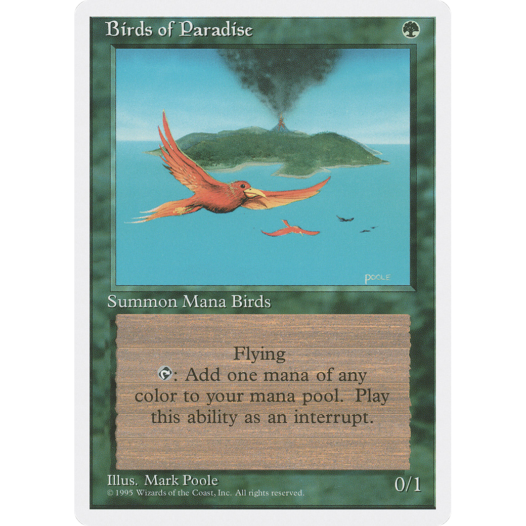 Birds of Paradise (4ED-118) - Fourth Edition