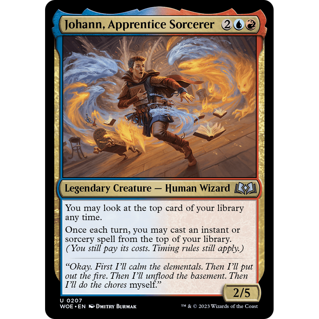 Johann, Apprentice Sorcerer (WOE-207) - Wilds of Eldraine