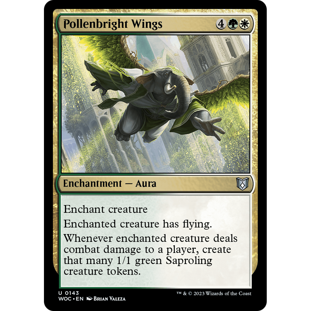 Pollenbright Wings (WOC-143) - Wilds of Eldraine Commander