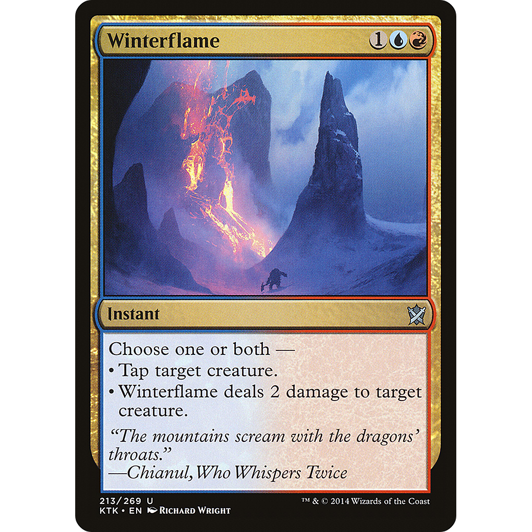 Winterflame (KTK-213) - Khans of Tarkir Foil