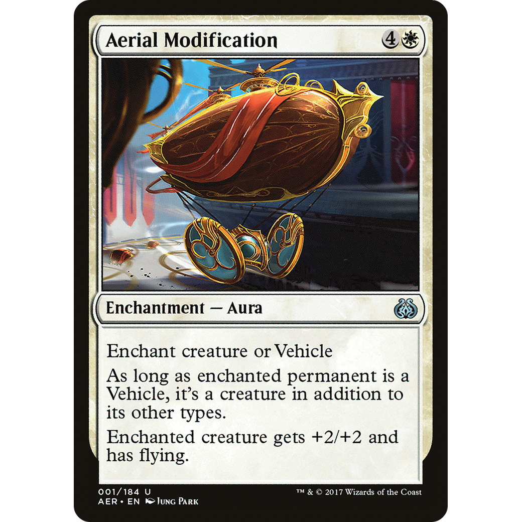 Aerial Modification (AER-001) - Aether Revolt Foil