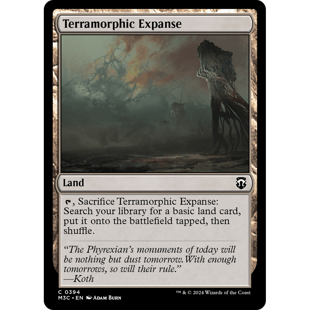Terramorphic Expanse (M3C-394) - Modern Horizons 3 Commander Foil