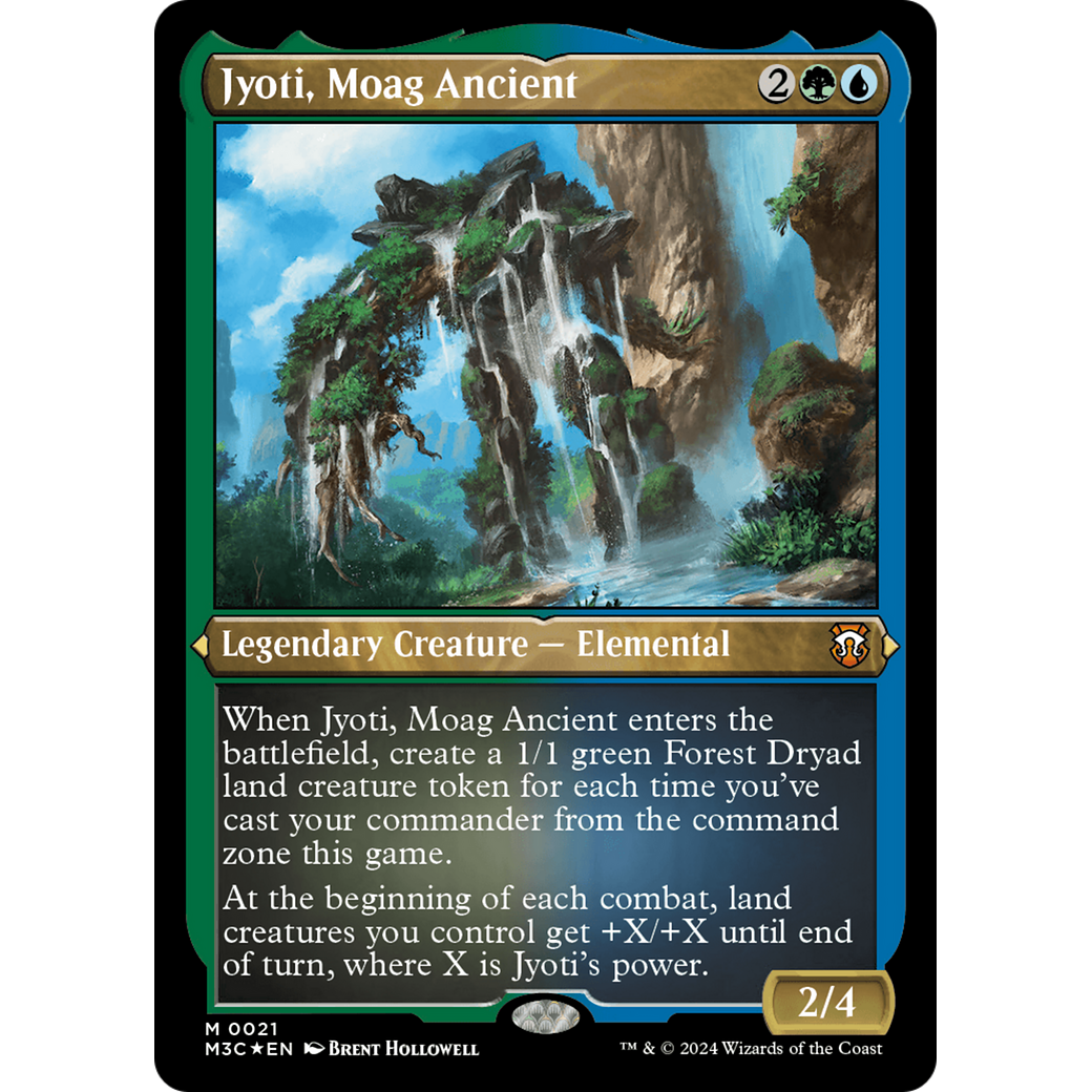 Jyoti, Moag Ancient (M3C-021) - Modern Horizons 3 Commander Etched Foil