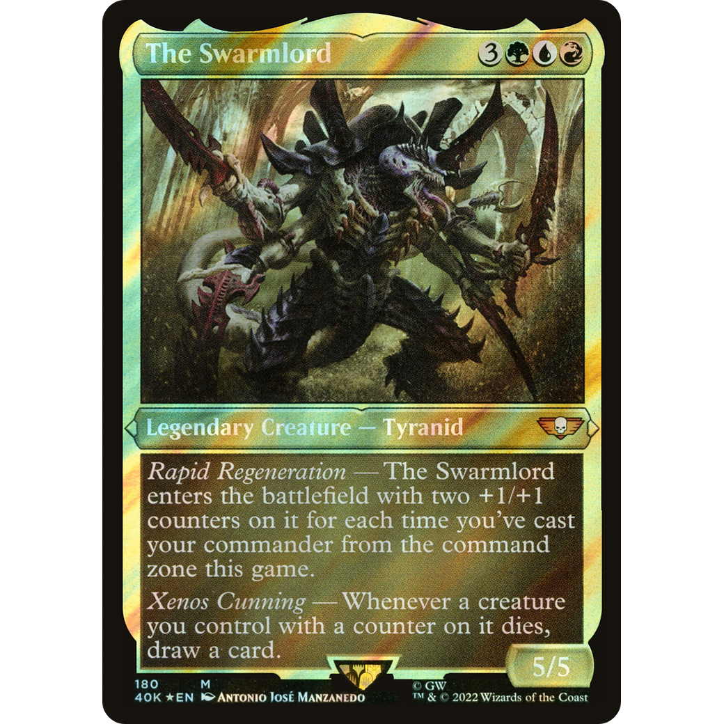 The Swarmlord (40K-180) - Warhammer 40,000 Commander Foil