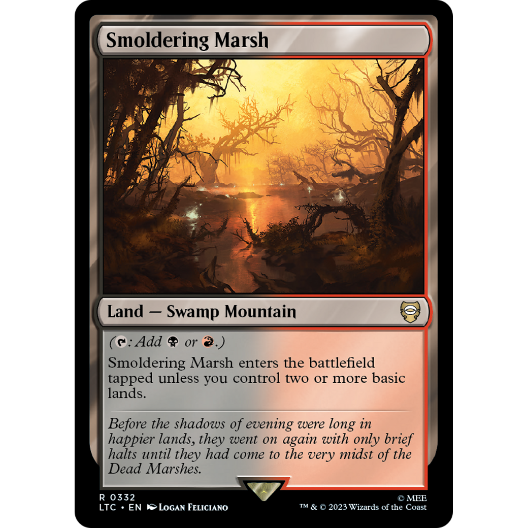 Smoldering Marsh (LTC-332) - Tales of Middle-earth Commander