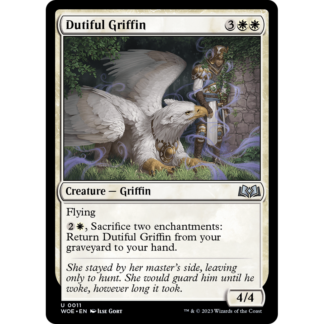 Dutiful Griffin (WOE-011) - Wilds of Eldraine Foil