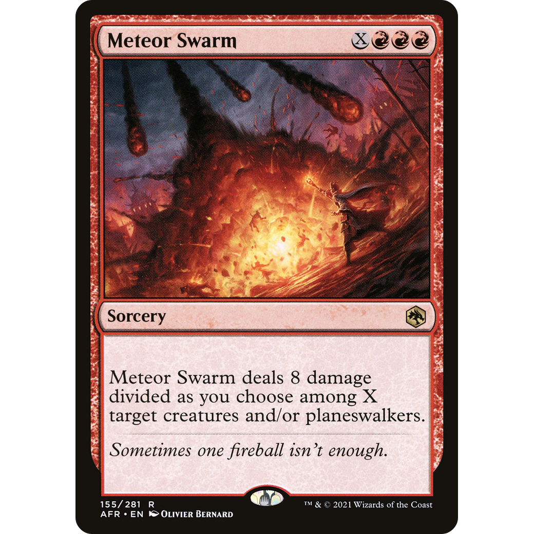 Meteor Swarm (AFR-155) - Adventures in the Forgotten Realms Foil