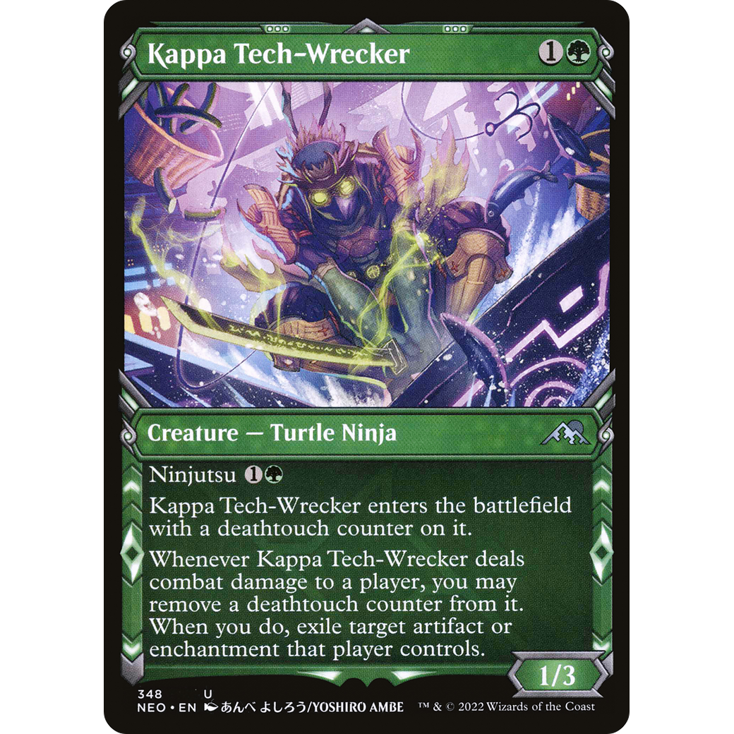 Kappa Tech-Wrecker (NEO-348) - Kamigawa: Neon Dynasty: (Showcase)