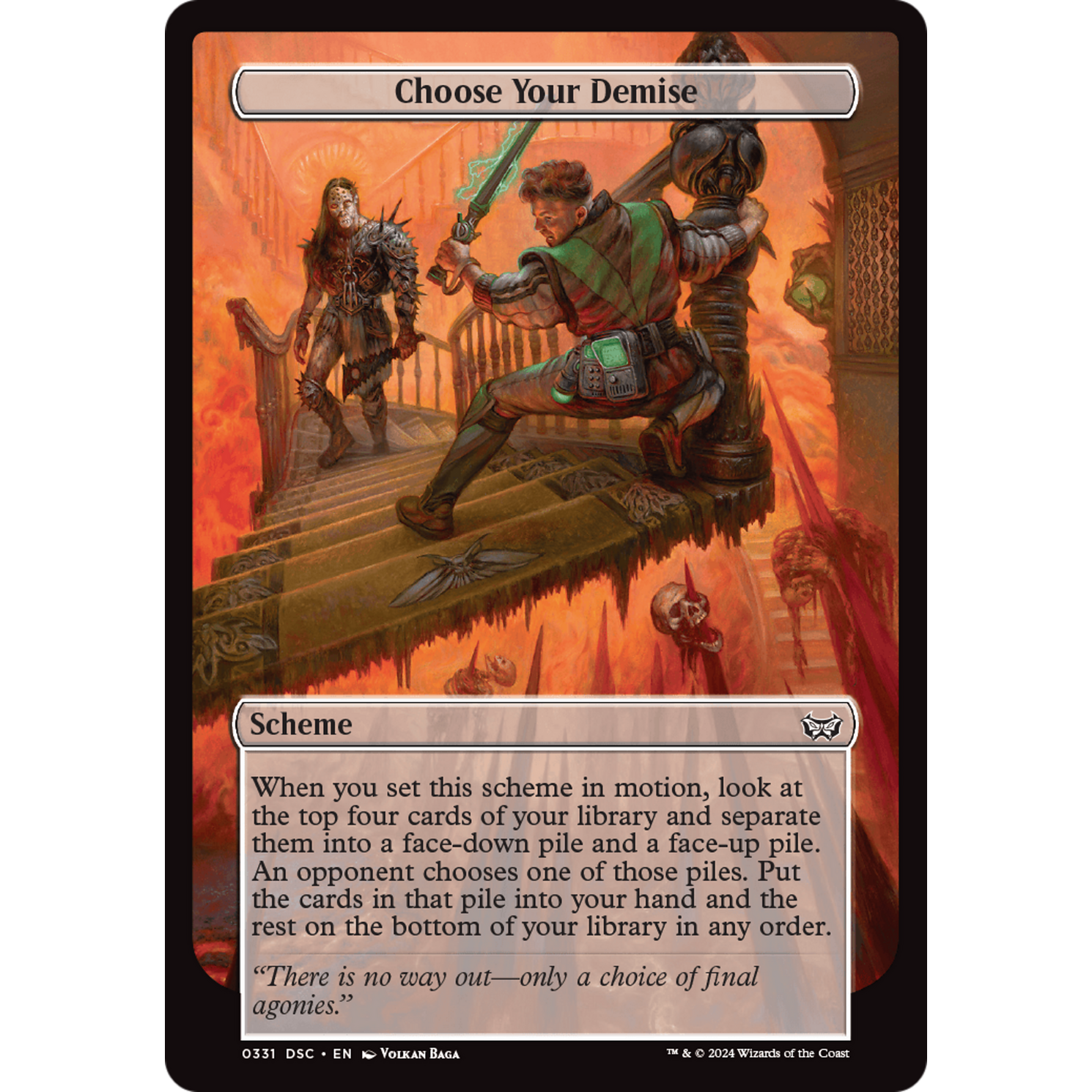 Choose Your Demise (A:DSC-331) - Duskmourn: House of Horror Commander