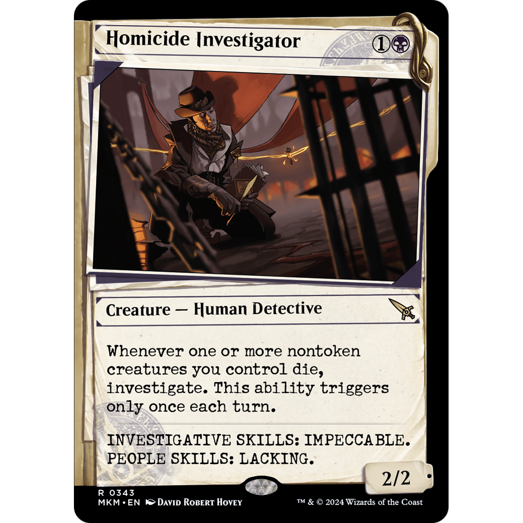 Homicide Investigator (MKM-343) - Murders at Karlov Manor: (Showcase) Foil