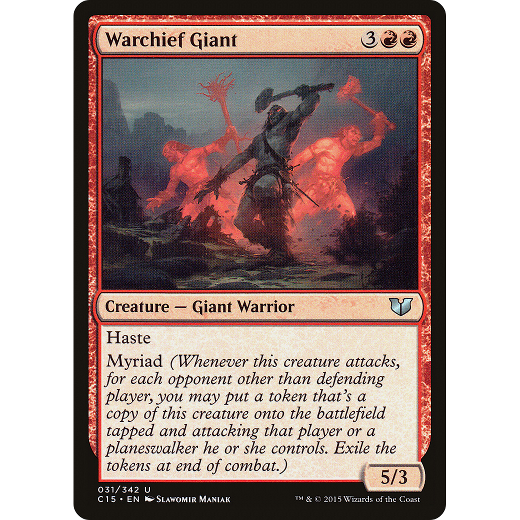 Warchief Giant (C15-031) - Commander 2015