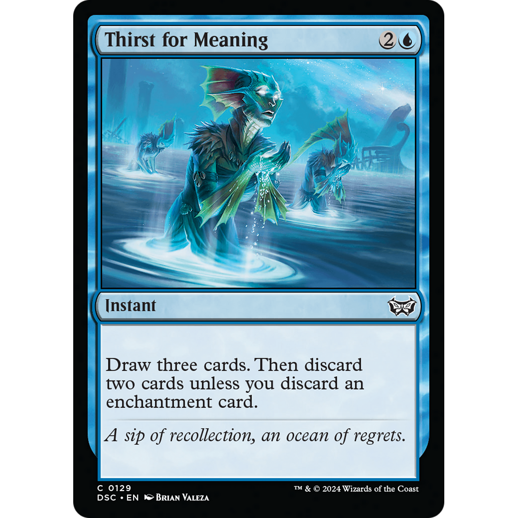 Thirst for Meaning (DSC-129) - Duskmourn: House of Horror Commander