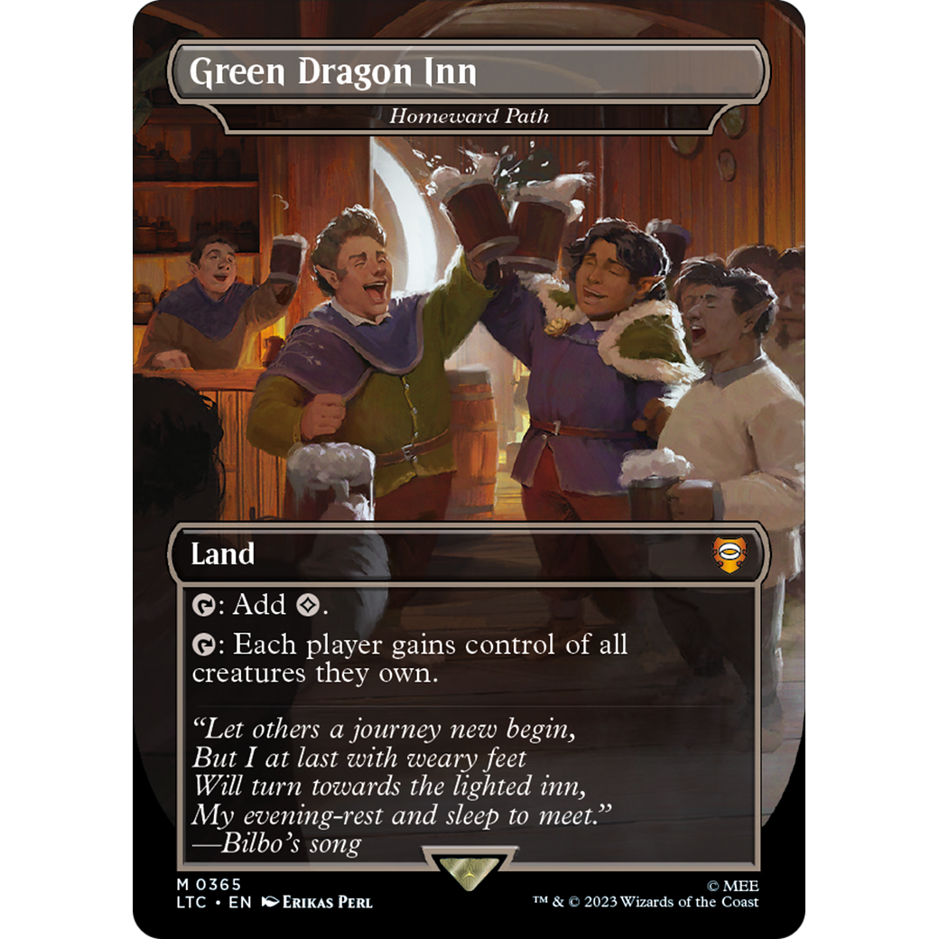 Homeward Path (LTC-365) - Tales of Middle-earth Commander / Green Dragon Inn (Borderless)