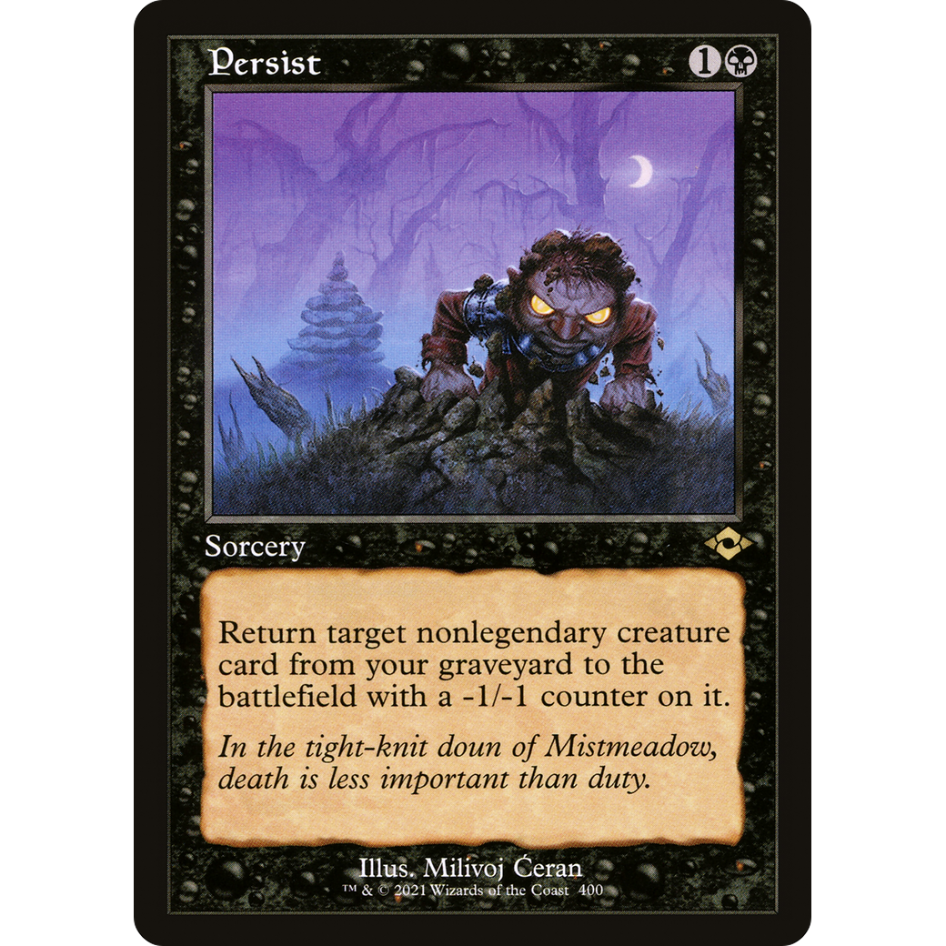 Persist (MH2-400) - Modern Horizons 2 Etched Foil