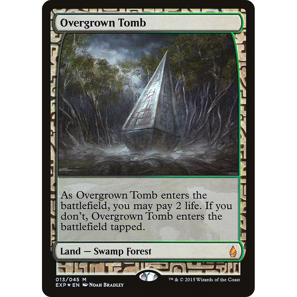 Overgrown Tomb (EXP-013) - Zendikar Expeditions Foil