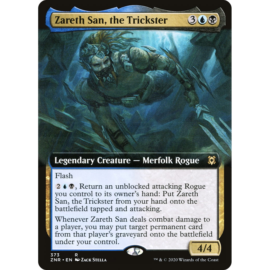 Zareth San, the Trickster (Extended Art) (ZNR-373) - Zendikar Rising: (Extended Art) Foil