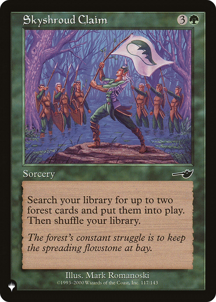 Skyshroud Claim (LIST-117/143) - The List