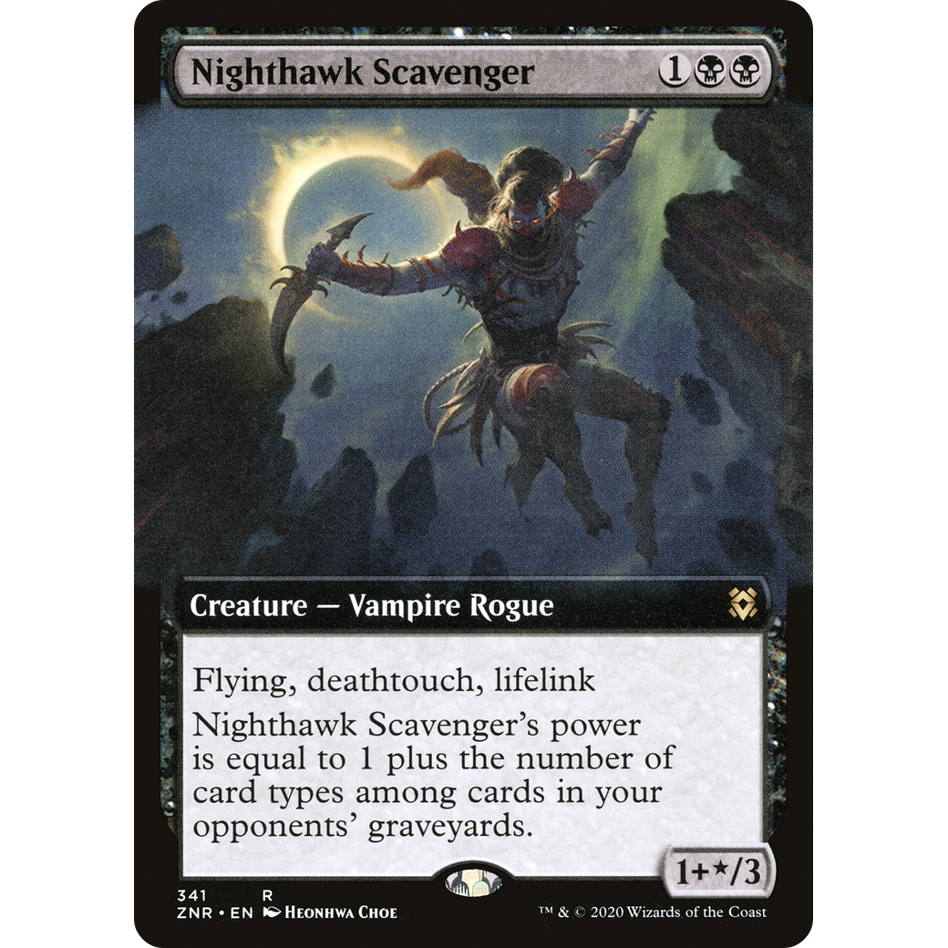 Nighthawk Scavenger (Extended Art) (ZNR-341) - Zendikar Rising: (Extended Art)