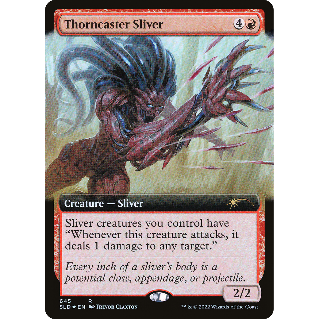 Thorncaster Sliver (Extended Art) (SLD-645) - Secret Lair Drop: (Extended Art) Foil
