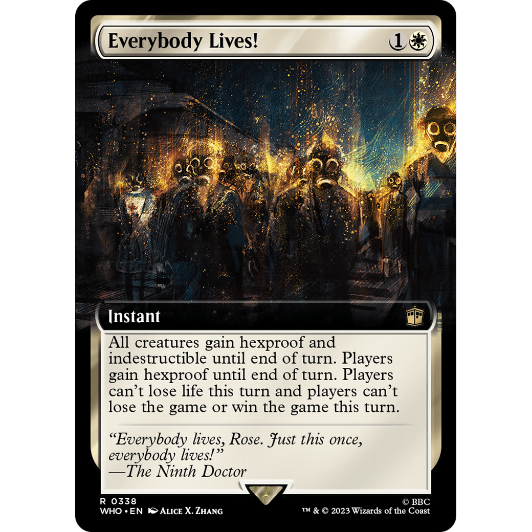 Everybody Lives! (Extended Art) (WHO-338) - Doctor Who: (Extended Art) Foil