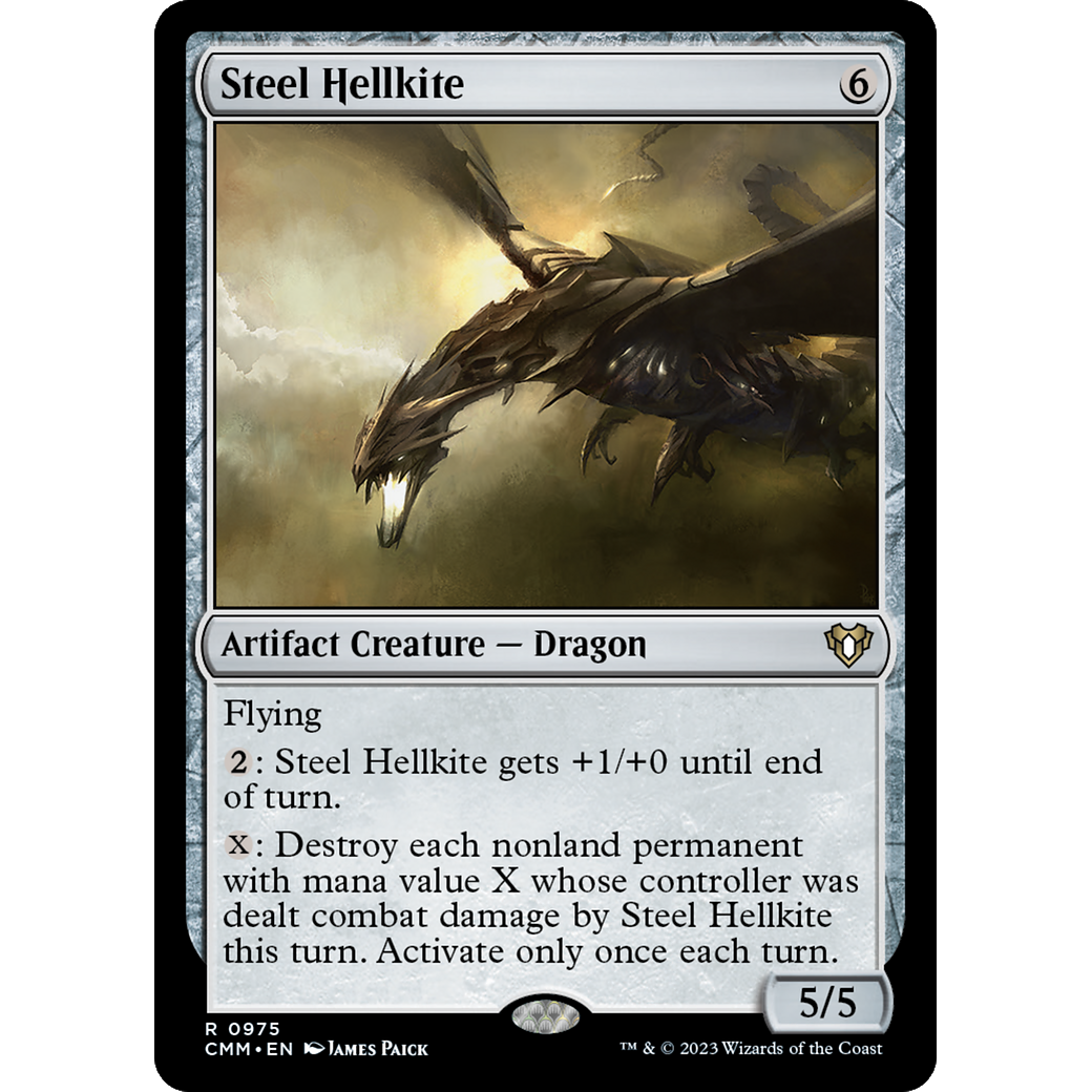 Steel Hellkite (CMM-975) - Commander Masters