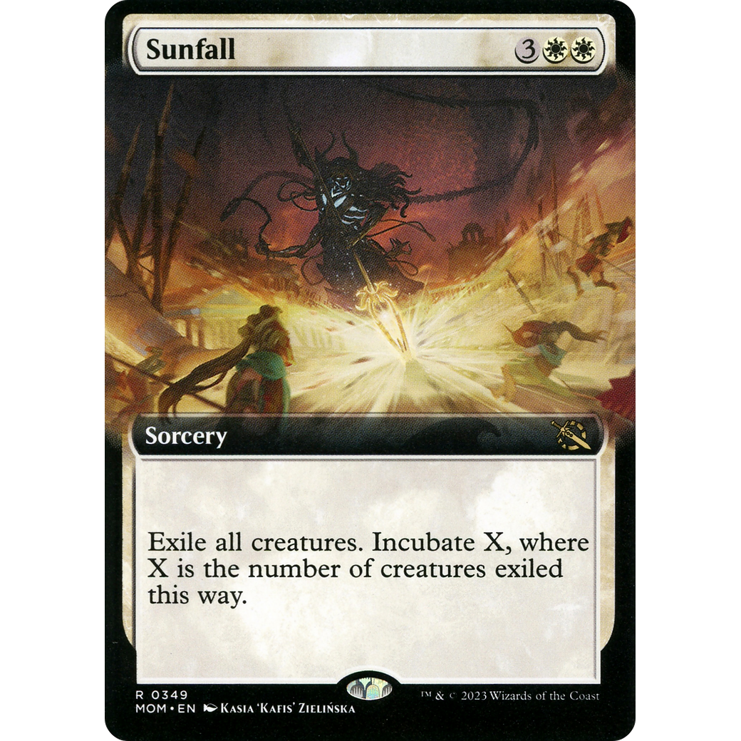 Sunfall (MOM-349) - March of the Machine: (Extended Art) Foil