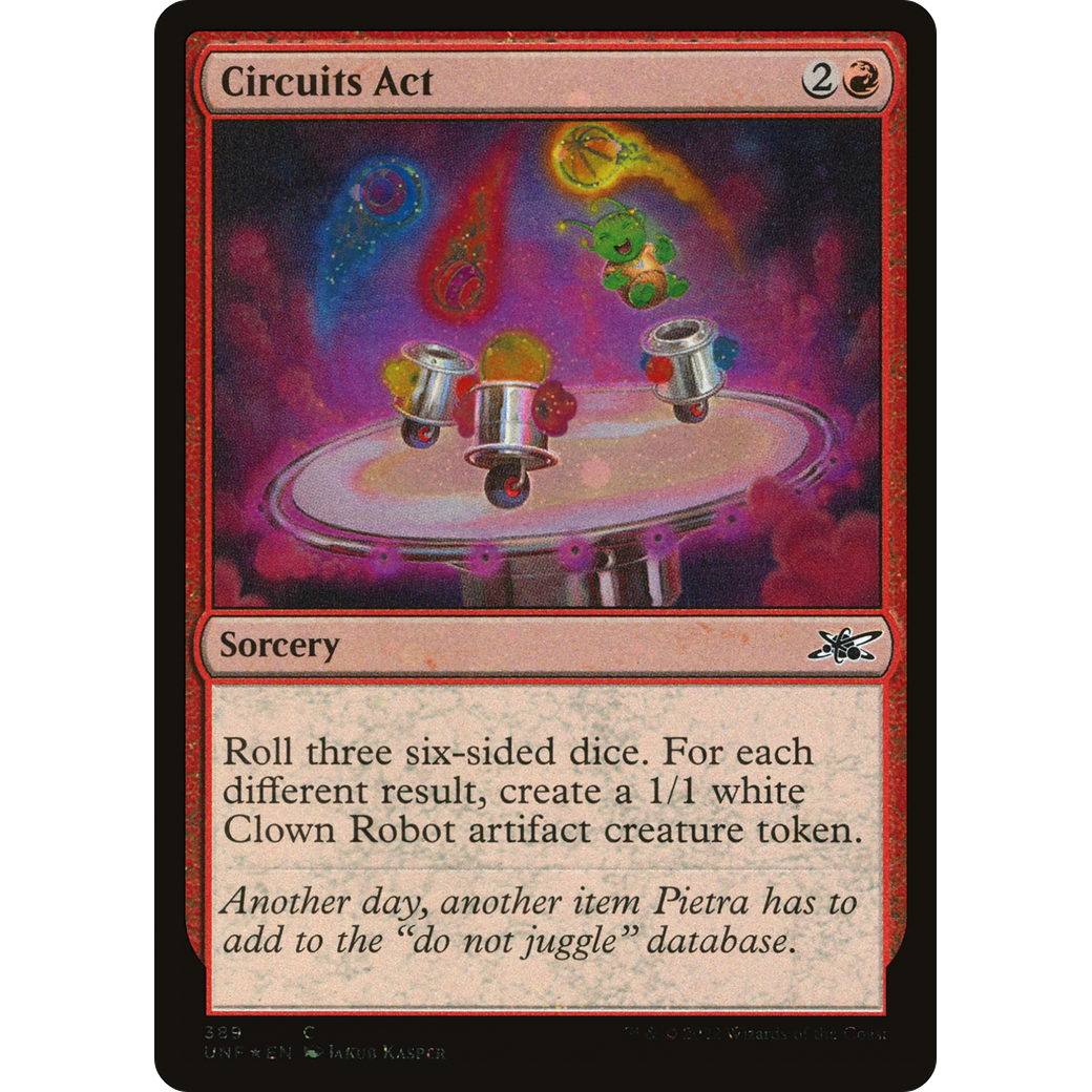 Circuits Act (Galaxy Foil) (UNF-389) - Unfinity Foil