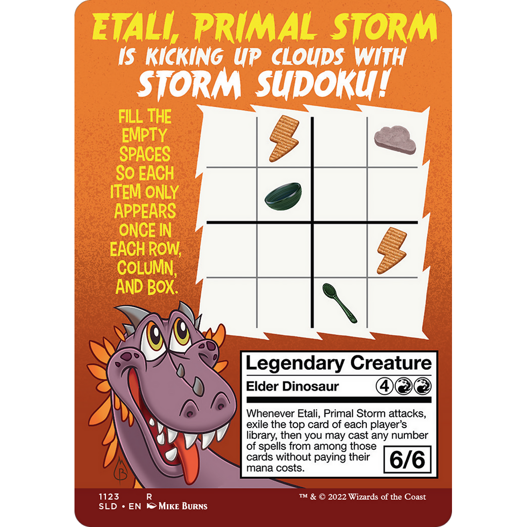 Etali, Primal Storm (SLD-1123) - Secret Lair Drop (Borderless) Foil
