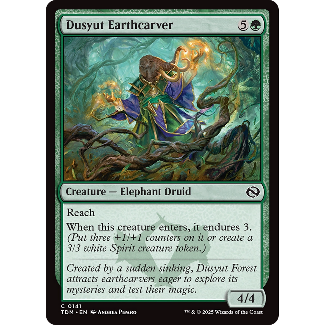 Dusyut Earthcarver (TDM-141) - Tarkir: Dragonstorm Foil
