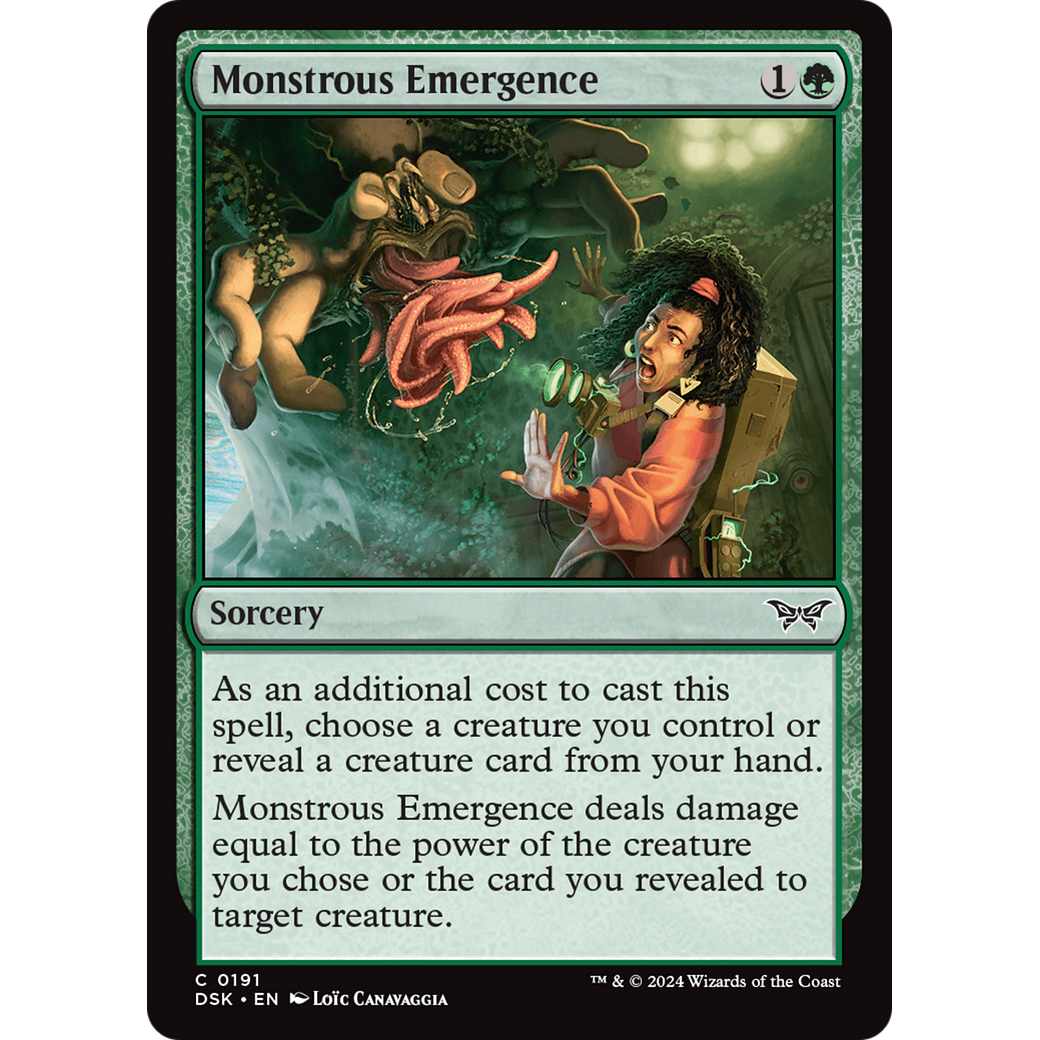 Monstrous Emergence (DSK-191) - Duskmourn: House of Horror Foil