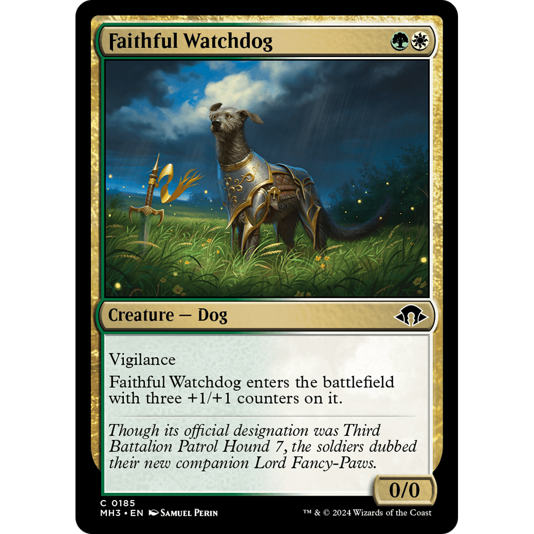 Faithful Watchdog (MH3-185) - Modern Horizons 3 Foil