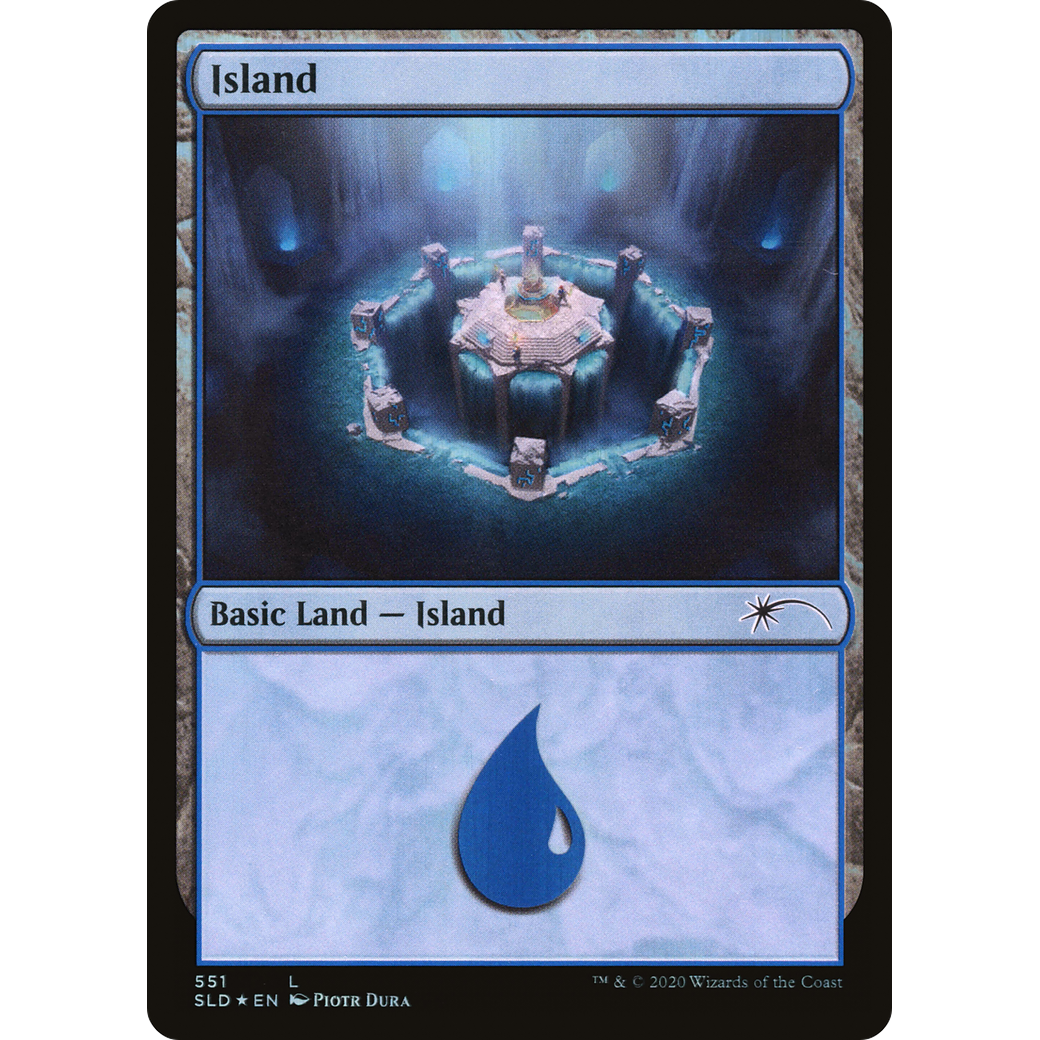 Island (551) (SLD-551) - Secret Lair Drop Foil