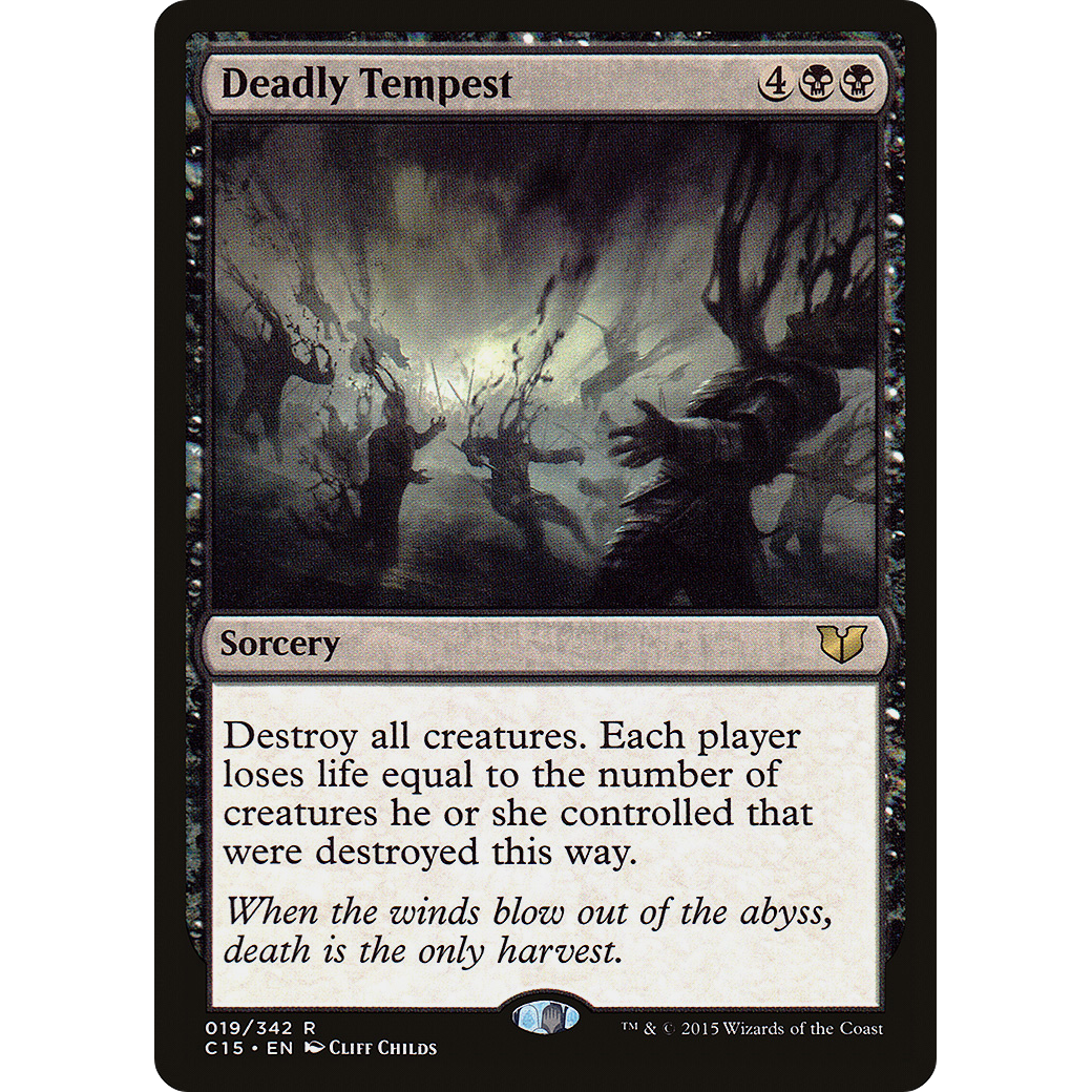 Deadly Tempest (C15-019) - Commander 2015