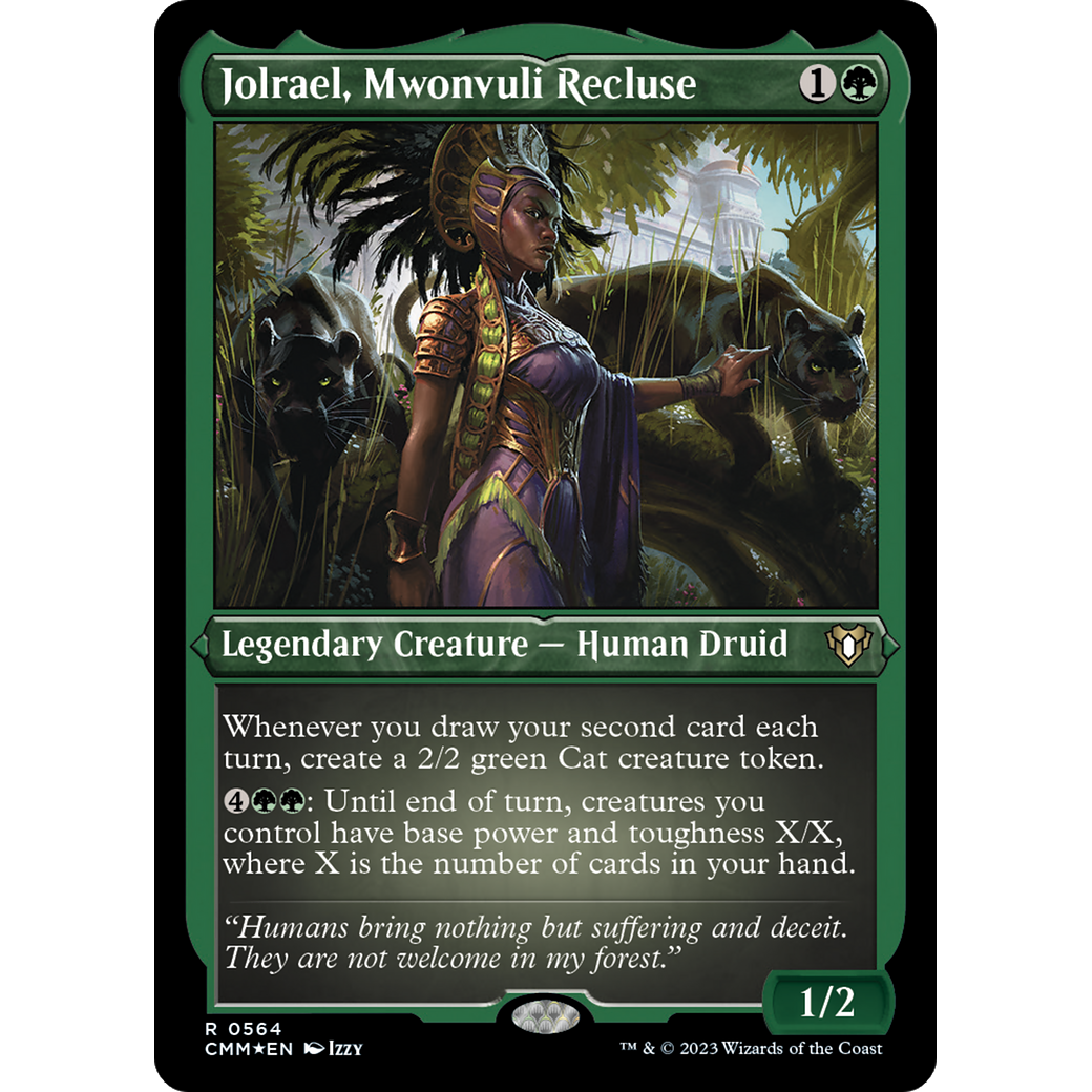 Jolrael, Mwonvuli Recluse (CMM-564) - Commander Masters Etched Foil