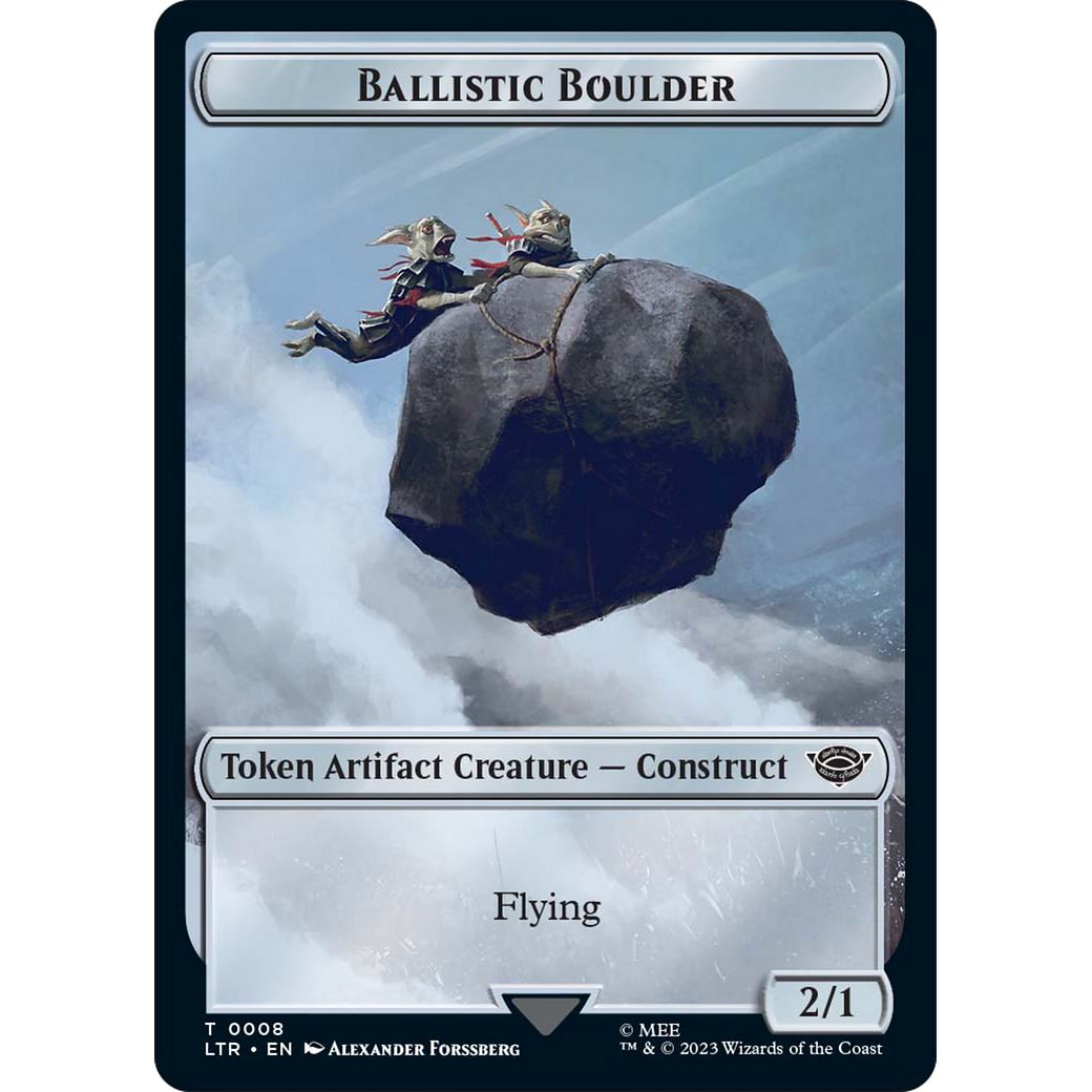 Ballistic Boulder (TLTR-008) - Tales of Middle-earth Tokens Foil