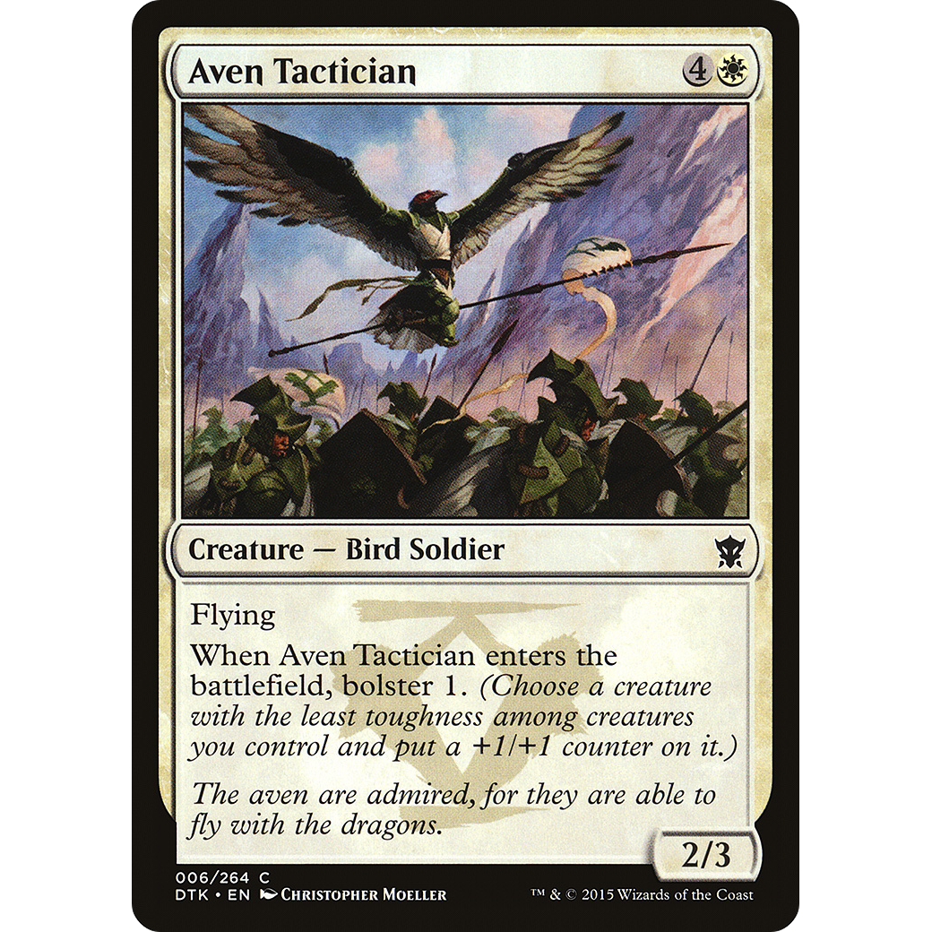 Aven Tactician (DTK-006) - Dragons of Tarkir