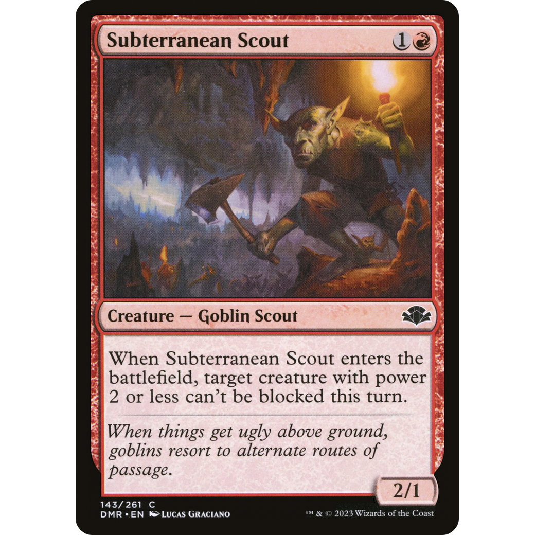 Subterranean Scout (DMR-143) - Dominaria Remastered