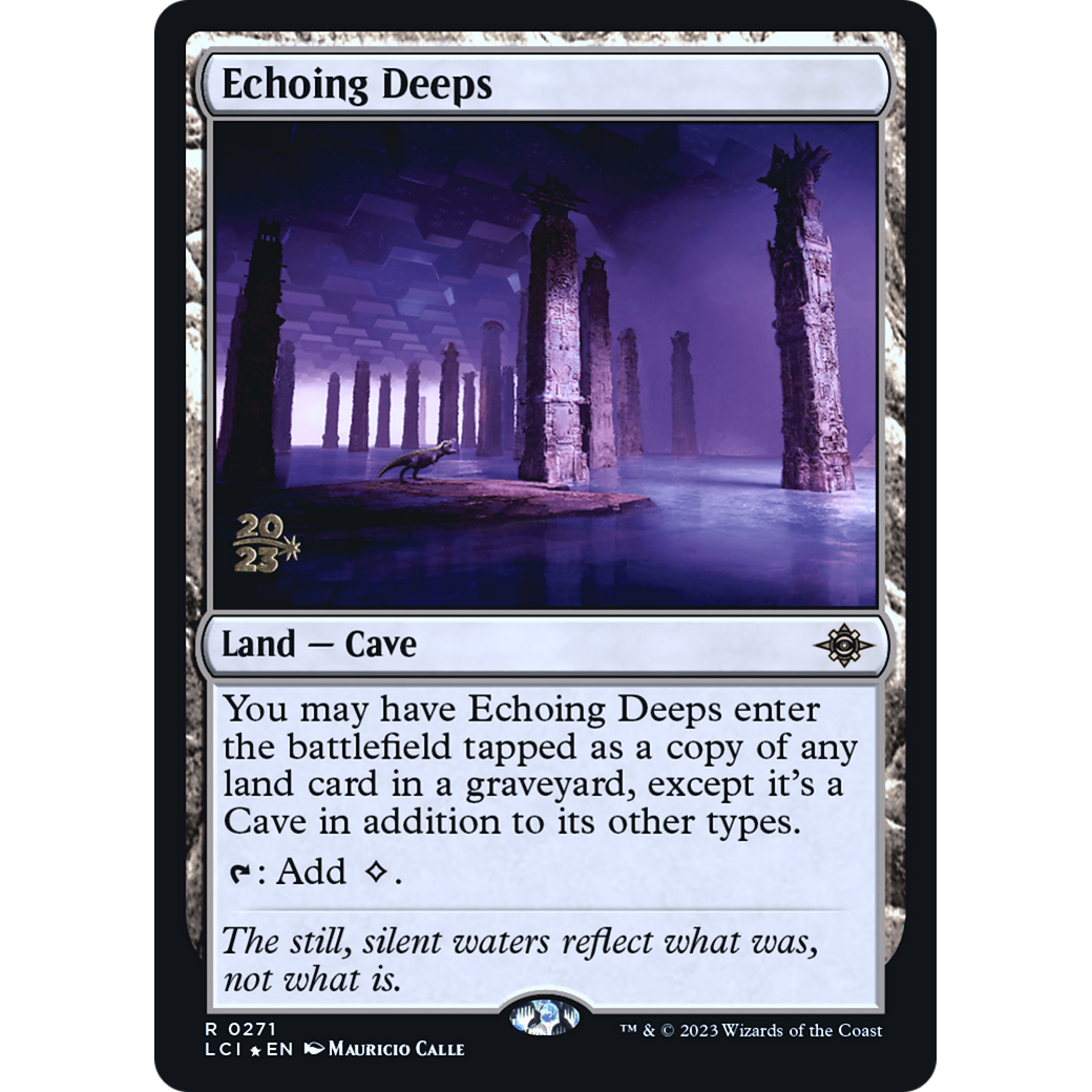Echoing Deeps (PRE-271S) - The Lost Caverns of Ixalan Promos Foil