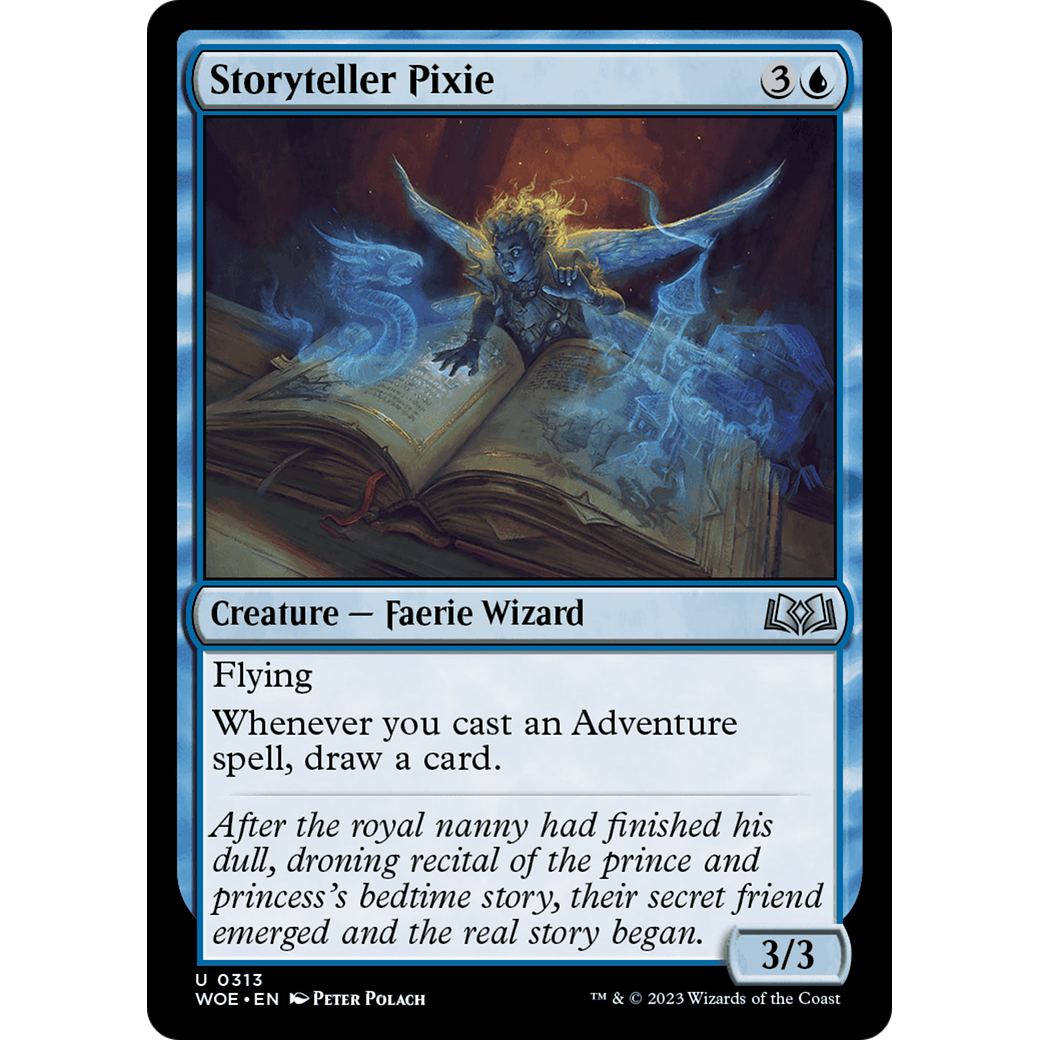 Storyteller Pixie (WOE-313) - Wilds of Eldraine Foil