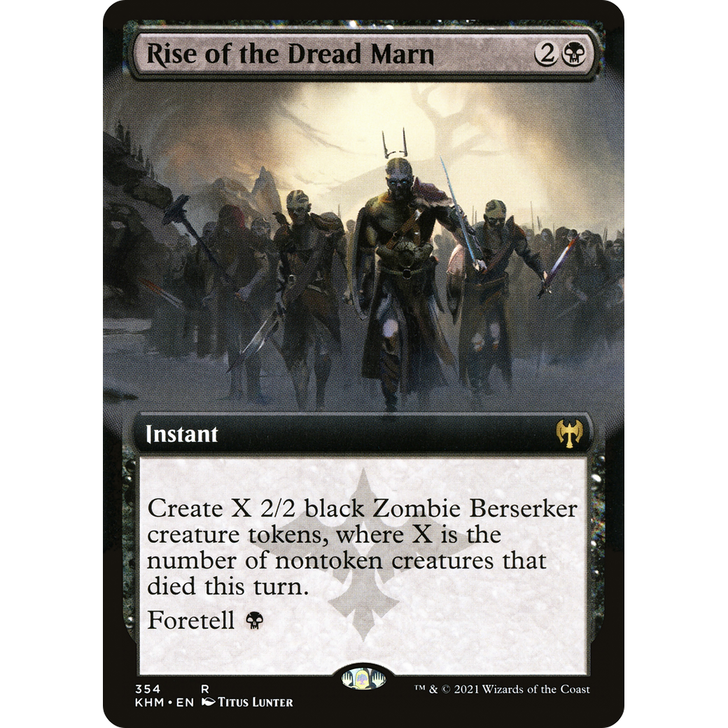 Rise of the Dread Marn (Extended Art) (KHM-354) - Kaldheim: (Extended Art) Foil