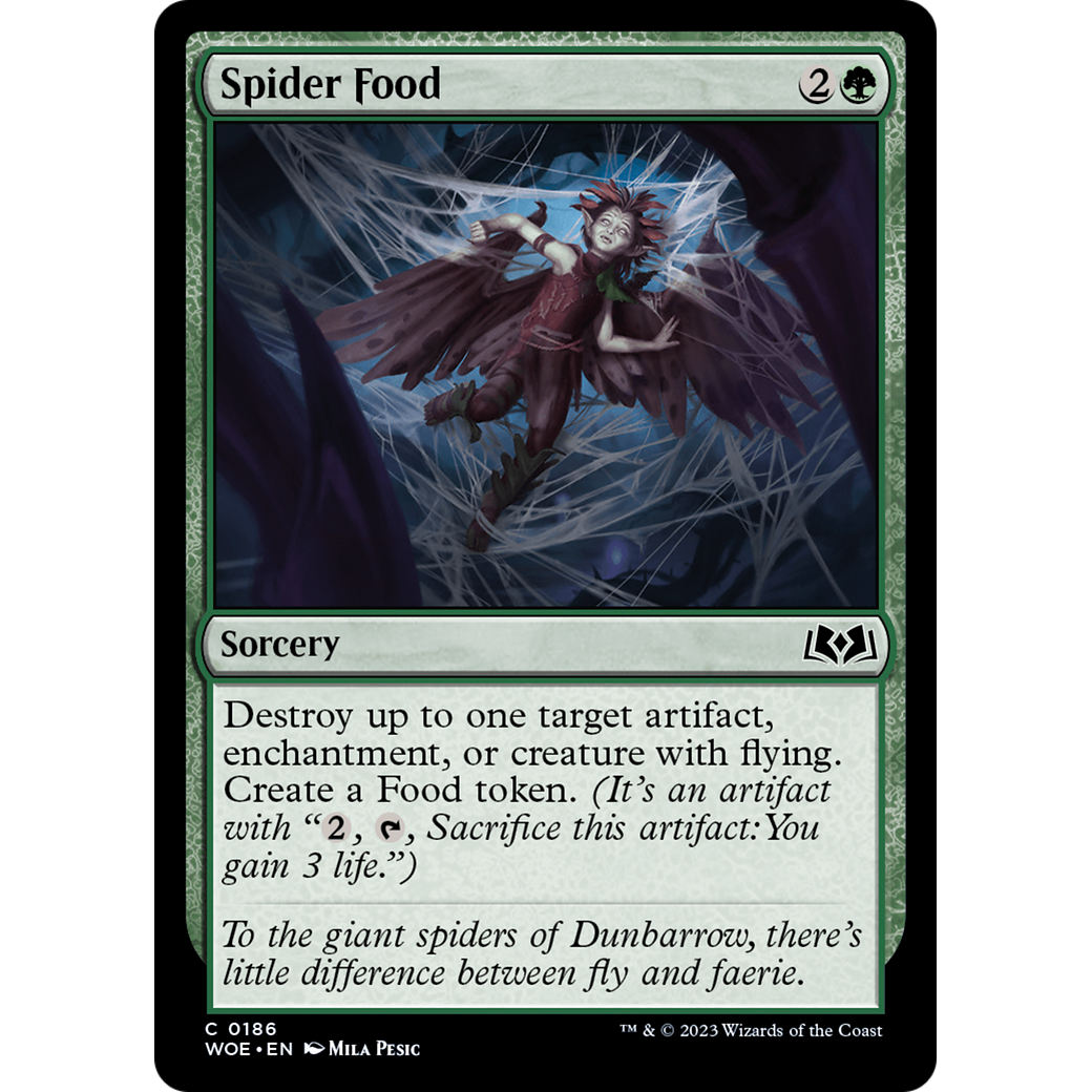 Spider Food (WOE-186) - Wilds of Eldraine Foil