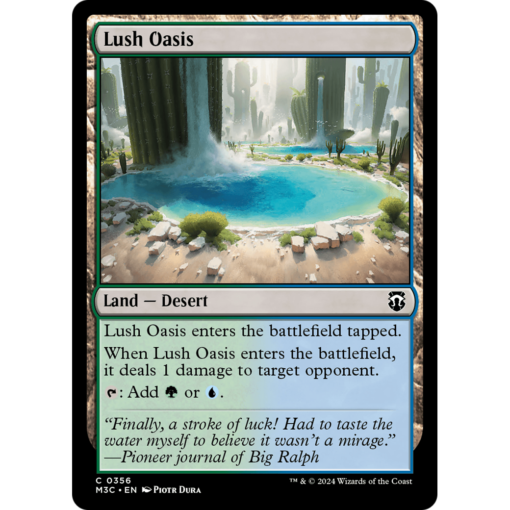 Lush Oasis (M3C-356) - Modern Horizons 3 Commander