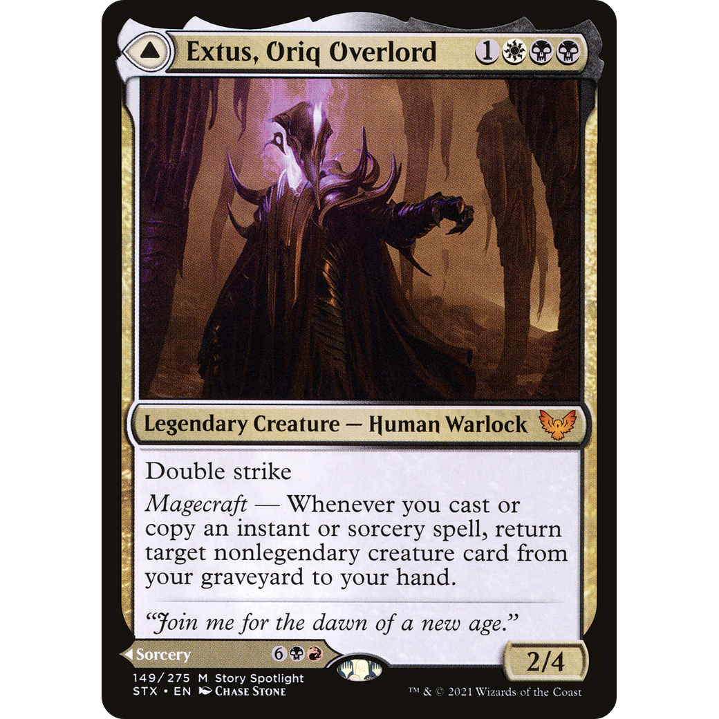 Extus, Oriq Overlord (STX-149) - Strixhaven: School of Mages Foil
