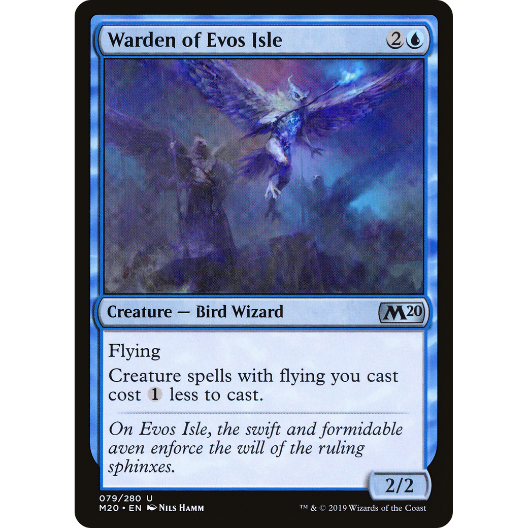 Warden of Evos Isle (M20-079) - Core Set 2020