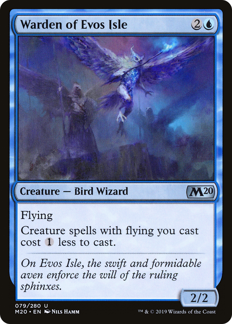 Warden of Evos Isle (M20-079) - Core Set 2020