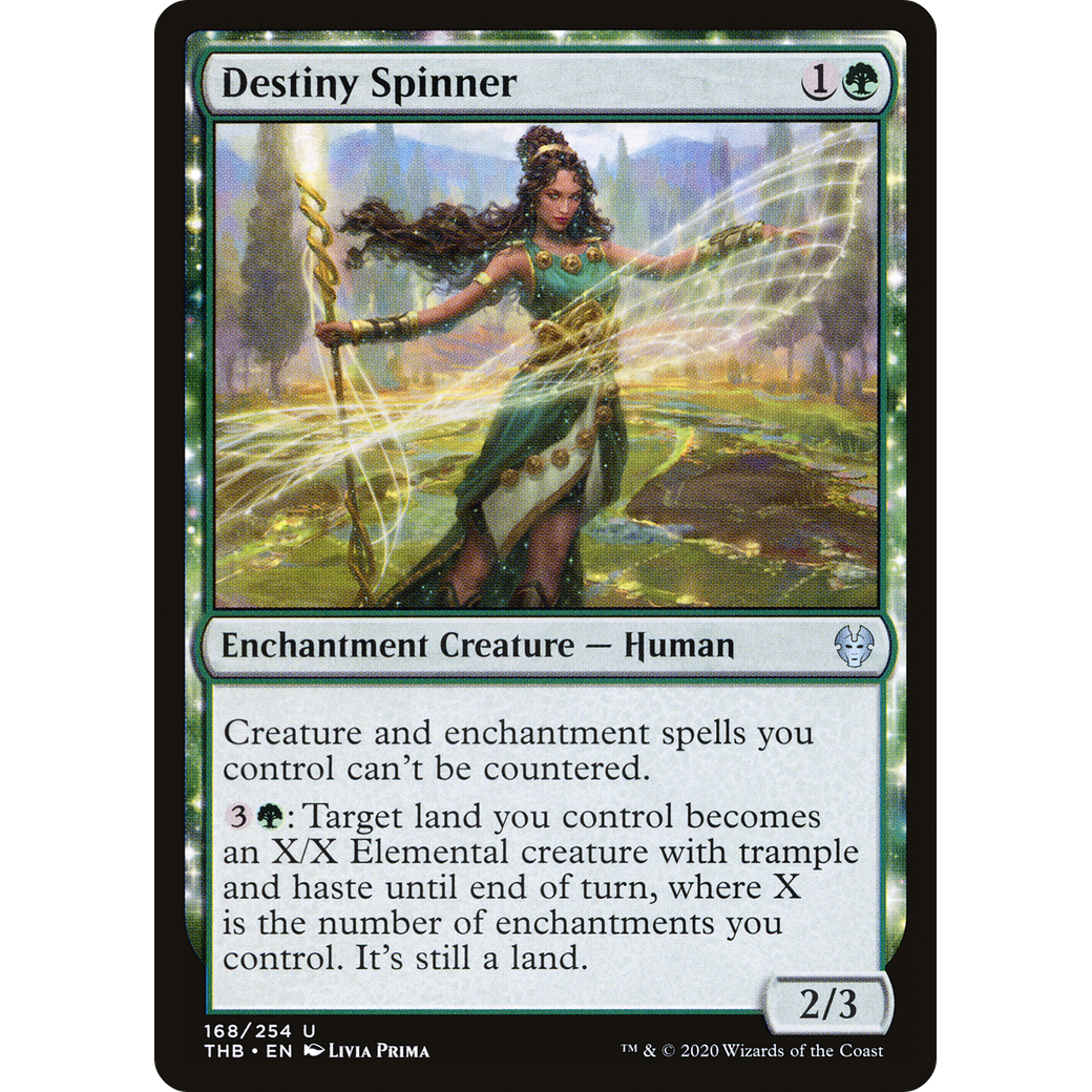 Destiny Spinner (THB-168) - Theros Beyond Death: (enchantment) Foil