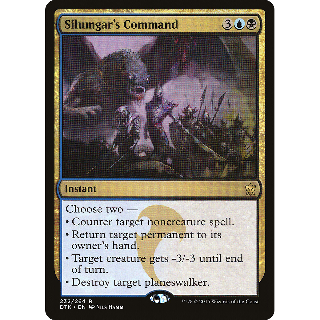 Silumgar's Command (DTK-232) - Dragons of Tarkir Foil