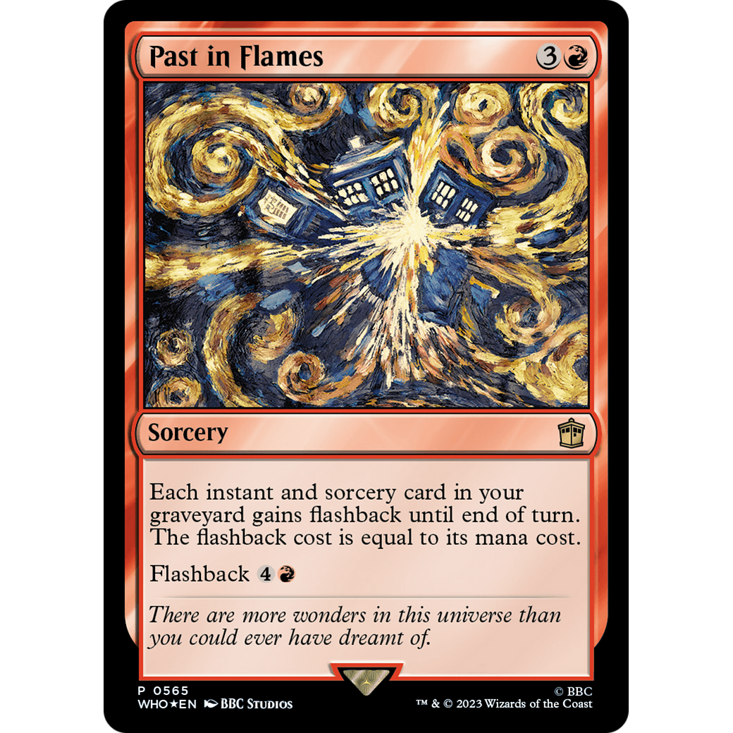 Past in Flames (LARP-565) - Doctor Who Foil
